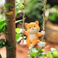 Valley LIMIT Cây Gấu Trúc Leo Núi Mặt Dây Nhựa Nghệ Thuật Tượng Ban Công Bãi Cỏ Sân hiên Trang Trí