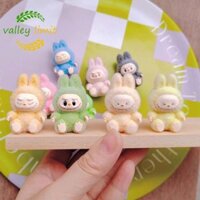 Valley LIMIT Hoạt Hình PVC Labubububu Đồ Chơi Tượng Mini Cặp Đôi