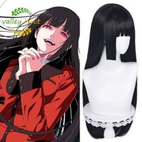 Valley LIMIT Jabami Yumeko Tóc Giả Cosplay Tóc Giả Liền Mạch Mềm Mại Tự Nhiên Nhiệt Độ Cao Sợi Kakegurui - Bắt Buộc Gambler Nhập Vai Anime Tóc Đen Với Nổ