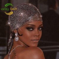 Valley LIMIT Kim cương giả Bandana Turban Đồ dạo phố tinh tế