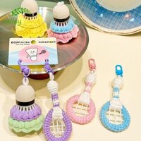 Valley LIMIT Móc khóa cầu lông dệt kim Battledore Trang trí ba lô Mini