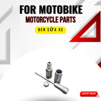 Vam đóng bạc càng bạc gấp xe máy