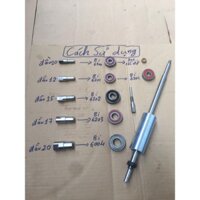Vam giật bạc đạn xe máy 6 đầu 100% Inox (vam bi láp, tháo vòng bi bánh xe)