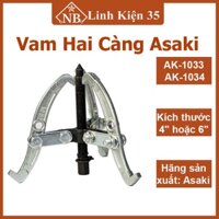 Vam hai càng Asaki - AK-1033 4 inch linh hoạt, đơn giản, dễ dàng sử dụng