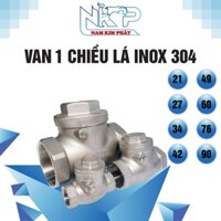 Van 1 chiều lá inox 304 CF8 dùng cho nhiệt độ áp suất cao có size từ DN15 - DN100