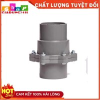 Van 1 chiều lá lật, 4 đinh nhựa Ánh Sáng, chõ trên cỡ ống Đk 21-27-34-42-48-60-Giadung24h - Size 34mm 1