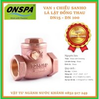 Van 1 chiều lá lật bằng đồng Sanho Đài Loan ren 21 27 34