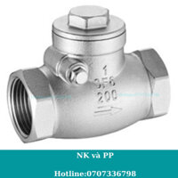 Van 1 chiều lá lật inox DN15 (21mm)