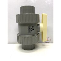 Van 2 đầu rắc co 75 (2 1/2") nhựa PVC Jia Rong