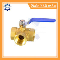 Van Bi Ba Ngã Thau - Van Gạt Tay Đồng 3 Ngã, Van Khóa Nước, Hơi, Khí Nén Chất Lượng Cao