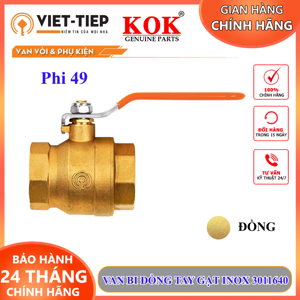 Van bi đồng tay gạt inox Việt Tiệp 3011640