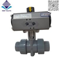 Van bi nhựa Cpvc điều khiển khí nén