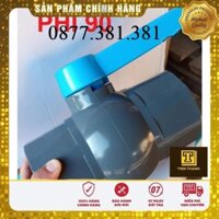 Van Bi Nhựa PVC Phi 90 TAIDA, Khóa Nước Phi 90 Chính Hãng