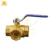 Van bi tay gạt 3 ngã thau, Van bi 3 ngã thau kiểu L T