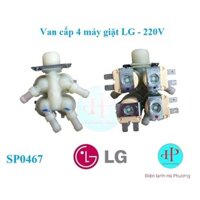 Van cấp 4 loại 220v của máy giặt LG - van cấp nước máy giặt LG - Mới hãng - F155