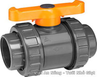 Van cầu rắc co hai đầu ren phi 60mm  Automat mã AQ66DUT