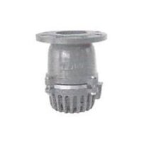 Van Chân Mở Nửa Loại Mặt Bích Bằng Gang Có Thân Bằng Kim Loại Không Cần Cần Gạt - OSAKATSUGITE