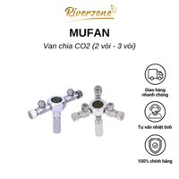 Van chia khí CO2 MUFAN, van chia loại 2 vòi, 3 vòi