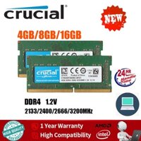 [Vận chuyển nhanh] Bộ nhớ máy tính xách tay 4GB / 8GB / 16GB RAM DDR4 SODIMM 2133 / 2400 / 2666 / 3200 MHz 260Pin 1.2V RAM PC4-17000 19200 12800 21300 25600 RAM CHO máy tính xách tay