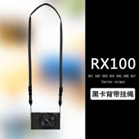 [Vận chuyển nhanh] Thẻ đen Sony DSC-RX100 RX100 M2 M3 M4 M5 M6M7 Dây đeo vai máy ảnh