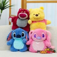 💓Vận chuyển nhanh💓Bán chạy nhất Túi nước ấm Stitch hoạt hình gấu Pooh búp bê ấm áp túi xách dễ thương Angel búp bê Disney Bình nước nóng cô gái kinh nguyệt Túi chườm nóng cho cô gái quà sinh nhật