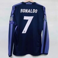 Vấn đề cổ điển 16-17 Real Madrid dài tay BALE BENZEMA Áo bóng đá 2016 2017 Sân khách thứ 3 Áo bóng đá