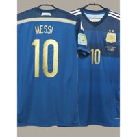 [Vấn Đề Cổ Điển] Áo Bóng Đá Nam jersey 2014 argentina Sân Khách messi w cup
