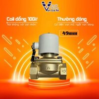 [Van đẹp, đúng hiệu] Van điện từ phi 49 UW40 (Coil nhập Xịn) điện 24v 220v