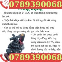 Van điện từ 24vdc phi 60, van điện từ 60 ngoài trời  VT60