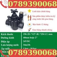 Van điện từ 24vdc phi 60, van điện từ 60 ngoài trời  VT60