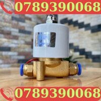 Van điện từ cho hệ thống phun sương 220v - Khi cấp điện khóa tự động mở, khi ngắt điện khóa tự đóng đường nước