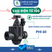 Van điện từ IVILA - IGS 60mm (2'') - IGV160P, van từ phi 60, van điện từ 220v/24v dùng ngoài trời