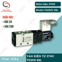 Van Điện Từ Khí Nén STNC [CHÍNH HÃNG] FG2521-08L (Van Solenoid 5/2) - (Cuộn hút 24VDC / 220VAC)