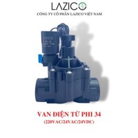 Van điện từ Lazico phi 34-Van điện ngoài trời VT34