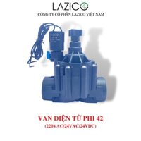 Van điện từ Lazico phi 42-Van điện ngoài trời VT42