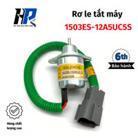 Van điện từ ngắt nhiên liệu Diesel, Rơ le tắt máy R55/PC40/50 1503ES-12S5SUC12S 12V/24V hàng HP