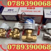 VAN ĐIỆN TỪ NƯỚC UNI-D TỰ ĐÓNG MỞ BẰNG ĐIỆN coil đồng thau UW