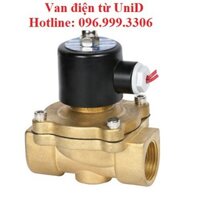 Van điện từ nước UniD đầy đủ kích cỡ ren UD8 UW15 UW20 UW25 UD10 cuộn coil đồng, thân đồng giá sỉ