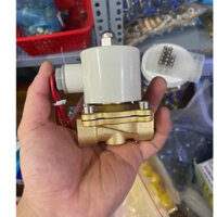 Van điện từ phi 21 dùng để đóng mở nước tự động dùng trong hệ thống phun sương, hệ thống tưới