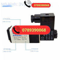 Van Điện Từ Thường Đóng 3v210-08dc24v Hai Vị Trí Van Đảo Chiều Khí Nén DC12V 2 Van Chia AC220V