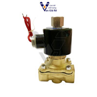 Van điện từ thường mở phi 21 điện 12v 24v 220v (cấp điện van đóng)