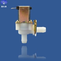 Van điện từ Van nước 220V, Van điện từ năng lượng mặt trời DC24VDC12V Ống nhựa, Cuộn dây đồng nguyên chất