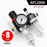 Van Điều Chỉnh Áp Suất Không Khí AFC2000Máy Nén Khí Bộ Tách Dầu-nước Bộ Lọc Bơm Khí Bộ Đôi AFR Van Giảm Áp