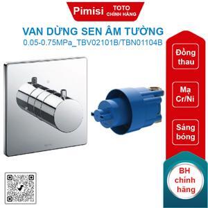 Van dừng kèm phụ kiện âm tường Toto TBV02101B/TBN01104B