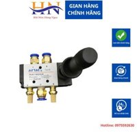 Van gạt 4h210-08 đóng mở ben hơi kèm nối nhanh pu