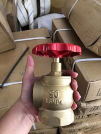 VAN GÓC CHỮA CHÁY BẰNG ĐỒNG DN50 (VN-5090B)