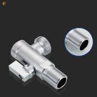 Van góc hai chiều ECHOG, Van chuyển hướng nước bằng thép không gỉ tiết kiệm nước, Tiết kiệm không gian đa chức năng Chống ăn mòn Vòi máy giặt ren G1 / 2 Đối tác vệ sinh