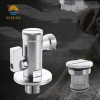 Van góc hai chiều LARGLO, Van chuyển hướng nước tiết kiệm không gian bằng thép không gỉ, Đa chức năng Dễ dàng lắp đặt Vòi máy giặt tiết kiệm nước G1 / 2 Đối tác vệ sinh