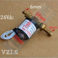 van khí, xăng dầu VZ1.5 SVZ-1.5 DC24V bằng đồng đầu phi 6, 8mm kde2558