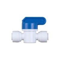 Van khóa 2 đầu nhấn Fi 6 - Fi 10 dùng trong máy lọc nước R.O, nano, phun sương , dàn tưới cây, bể thủy sinh, cá cảnh, bá - Van  2 đầu dây 6mm